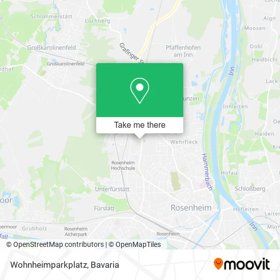 Карта Wohnheimparkplatz