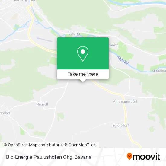 Карта Bio-Energie Paulushofen Ohg