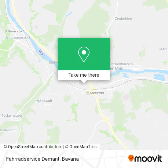 Карта Fahrradservice Demant