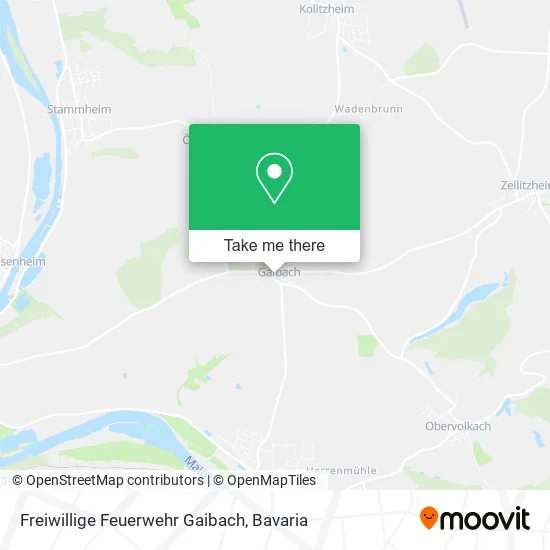 Карта Freiwillige Feuerwehr Gaibach