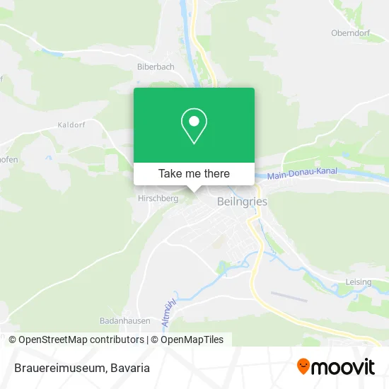 Brauereimuseum map