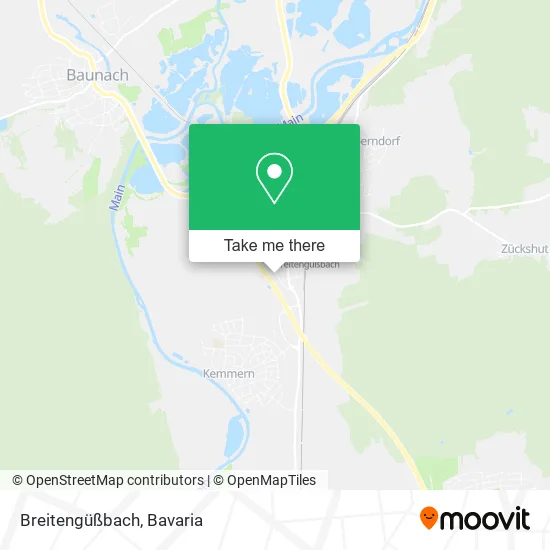 Карта Breitengüßbach