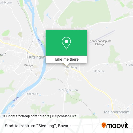 Stadtteilzentrum ""Siedlung"" map