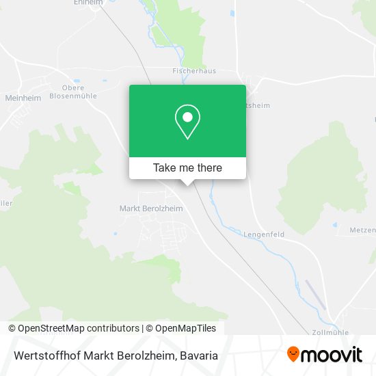 Wertstoffhof Markt Berolzheim map