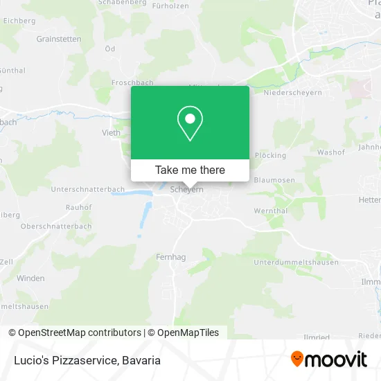 Карта Lucio's Pizzaservice