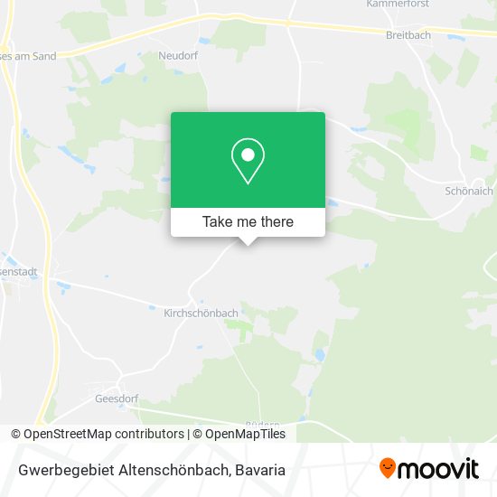 Gwerbegebiet Altenschönbach map