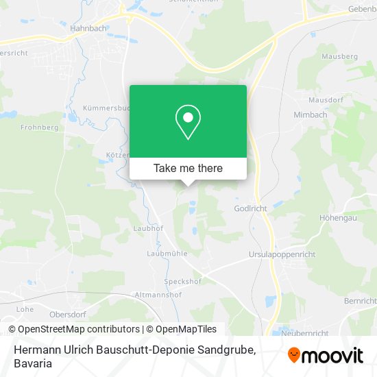Hermann Ulrich Bauschutt-Deponie Sandgrube map