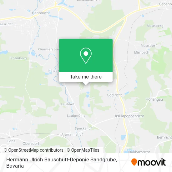 Карта Hermann Ulrich Bauschutt-Deponie Sandgrube