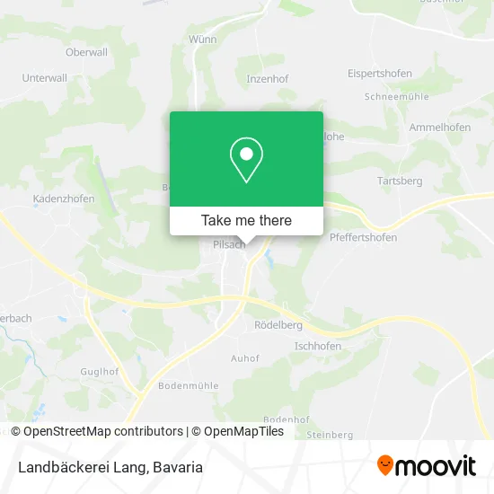 Карта Landbäckerei Lang