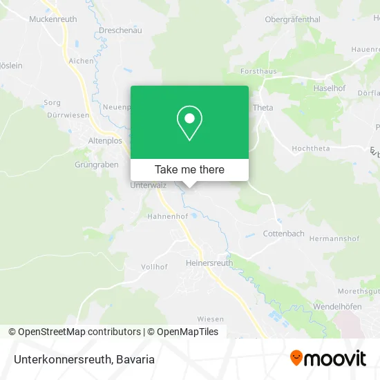 Карта Unterkonnersreuth