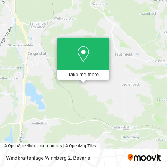 Карта Windkraftanlage Winnberg 2