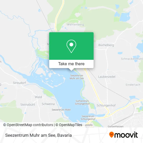 Карта Seezentrum Muhr am See