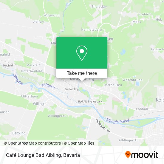 Café Lounge Bad Aibling map
