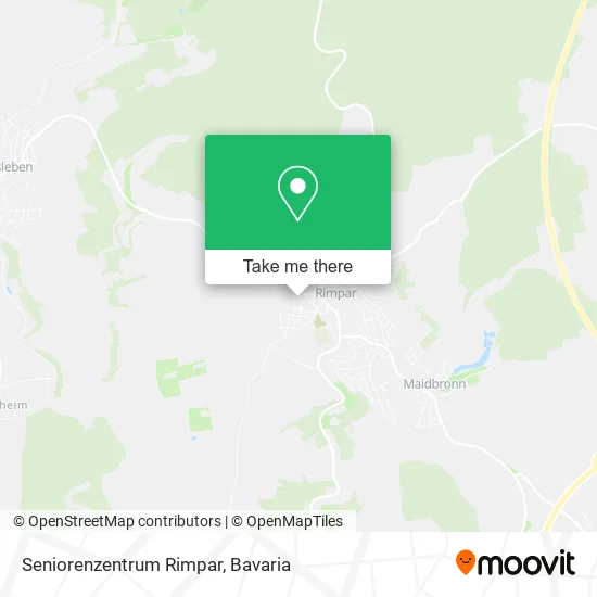 Карта Seniorenzentrum Rimpar