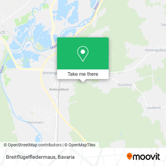 Breitflügelfledermaus map