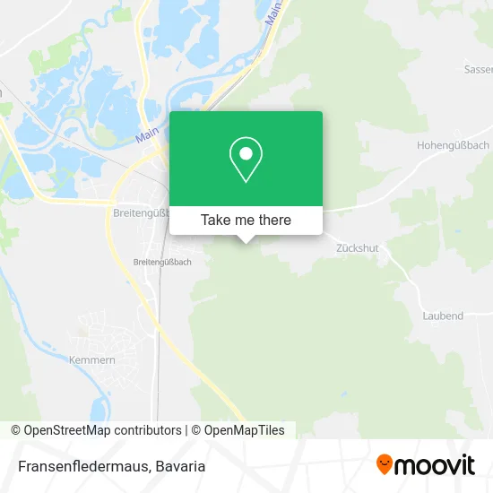 Карта Fransenfledermaus