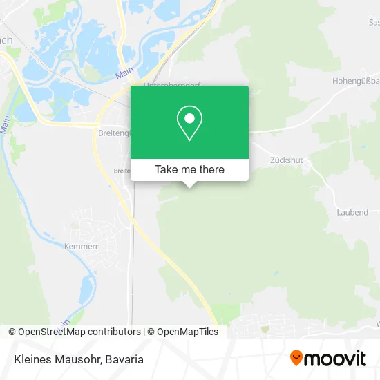 Карта Kleines Mausohr