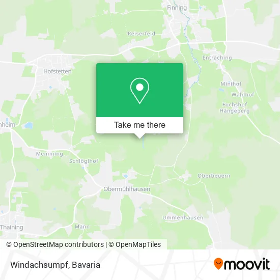 Карта Windachsumpf