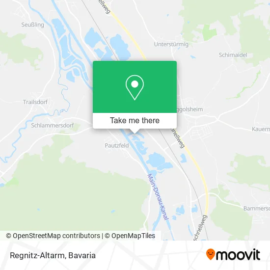 Карта Regnitz-Altarm