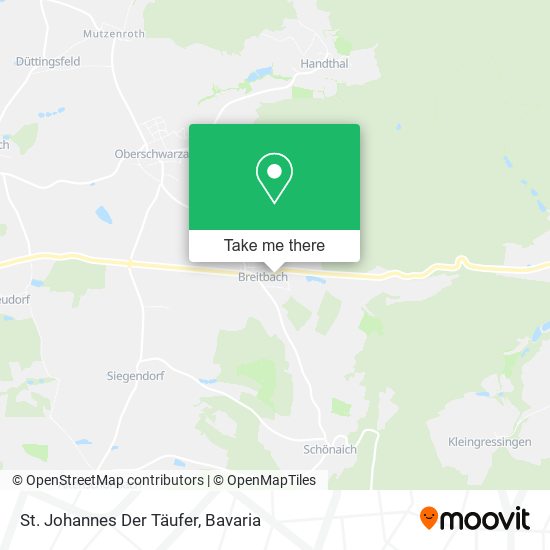 St. Johannes Der Täufer map