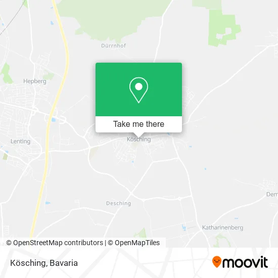 Карта Kösching