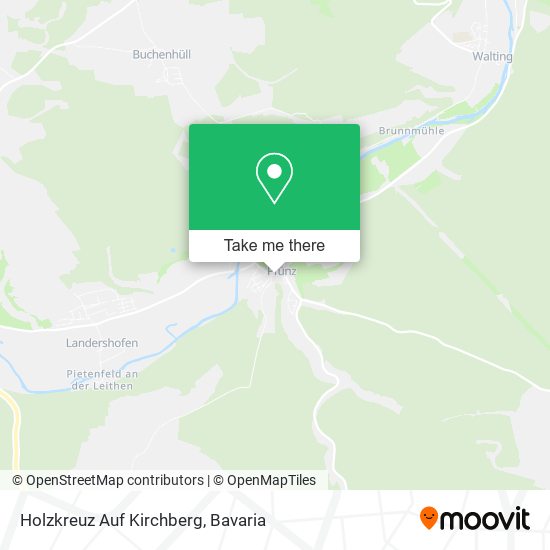 Holzkreuz Auf Kirchberg map