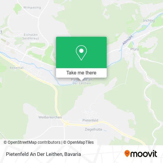 Карта Pietenfeld An Der Leithen