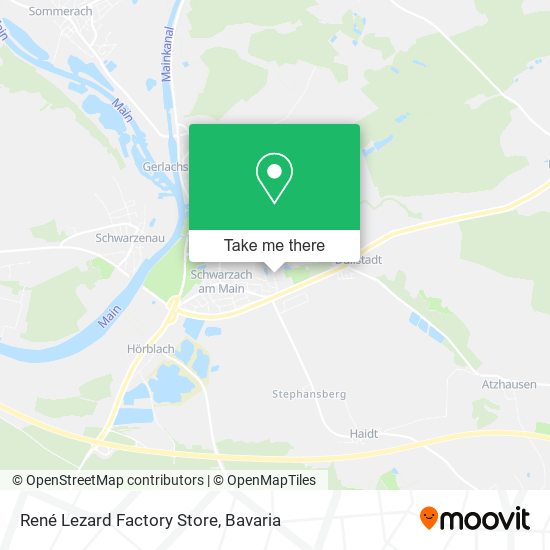 Карта René Lezard Factory Store