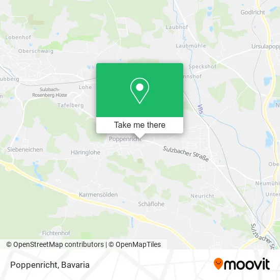 Карта Poppenricht