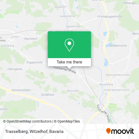 Trasselberg, Witzelhof map