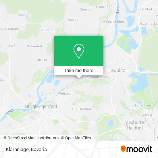 Карта Kläranlage