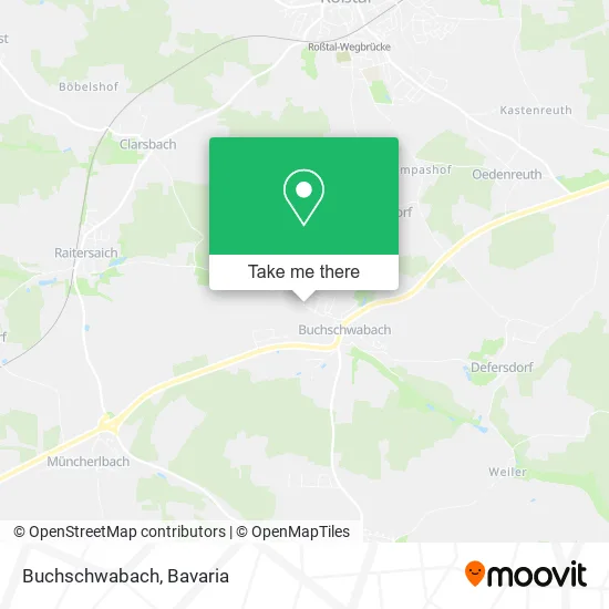 Карта Buchschwabach