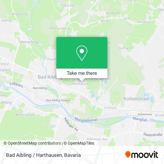 Карта Bad Aibling / Harthausen