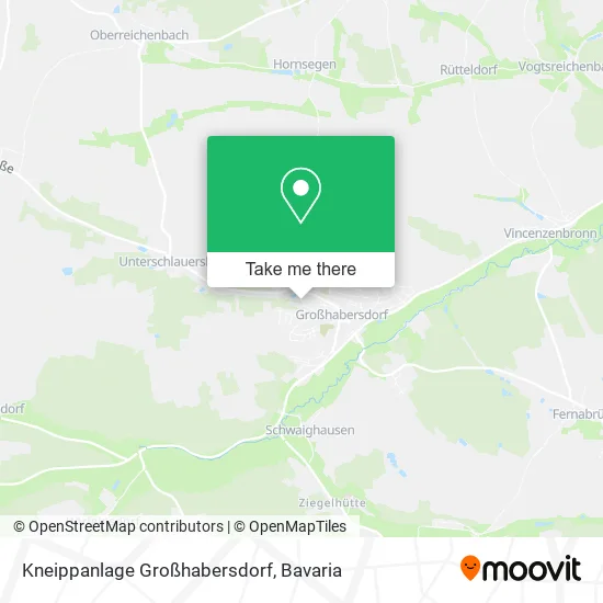 Карта Kneippanlage Großhabersdorf