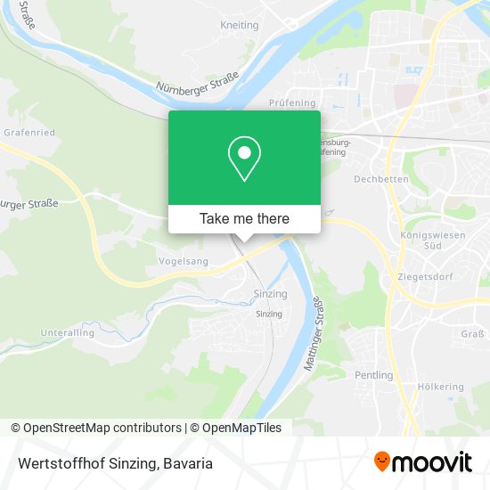 Wertstoffhof Sinzing map