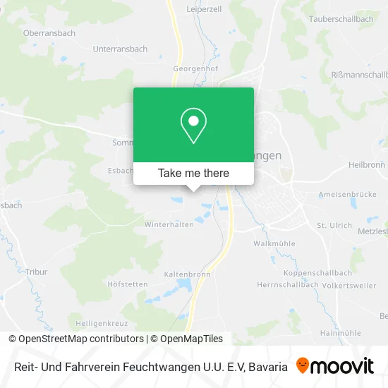 Карта Reit- Und Fahrverein Feuchtwangen U.U. E.V