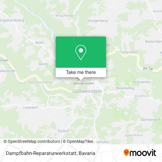 Dampfbahn-Reparaturwerkstatt map