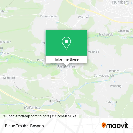 Карта Blaue Traube