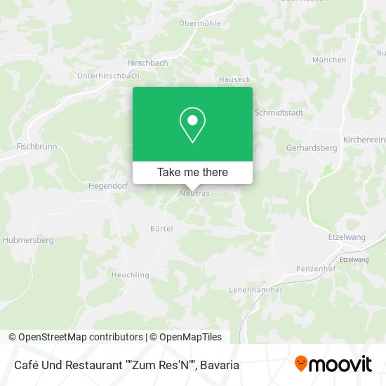 Café Und Restaurant ""Zum Res'N"" map