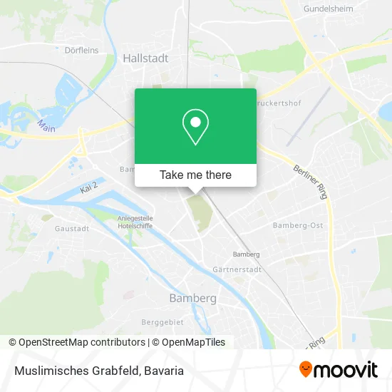 Карта Muslimisches Grabfeld