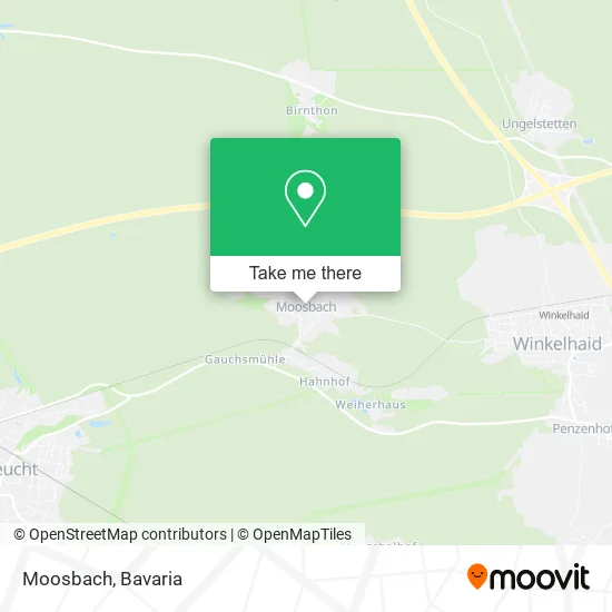 Карта Moosbach