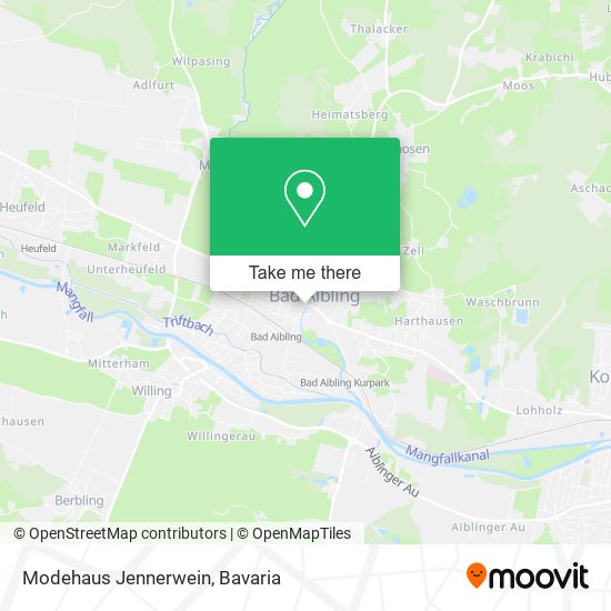 Modehaus Jennerwein map