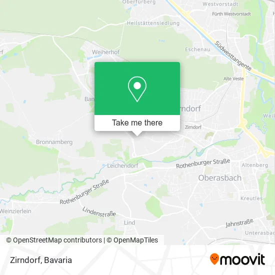 Карта Zirndorf