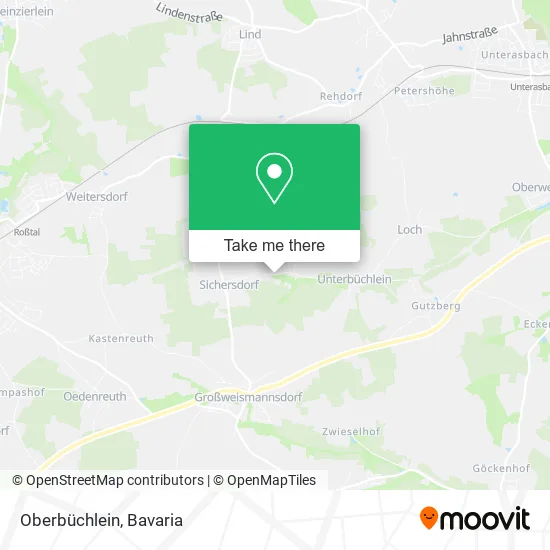 Карта Oberbüchlein