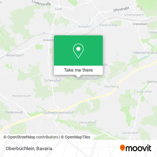 Карта Oberbüchlein