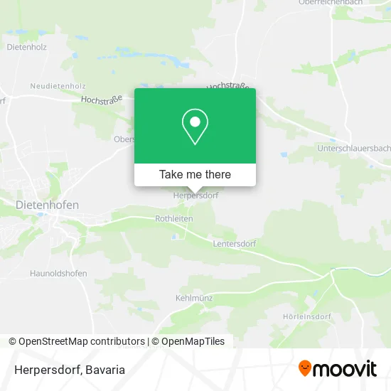 Herpersdorf map