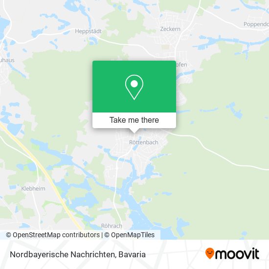 Nordbayerische Nachrichten map