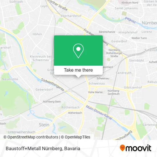 Карта Baustoff+Metall Nürnberg