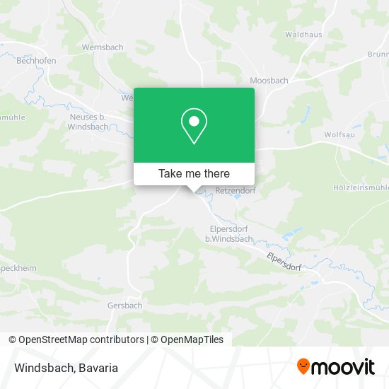 Windsbach map