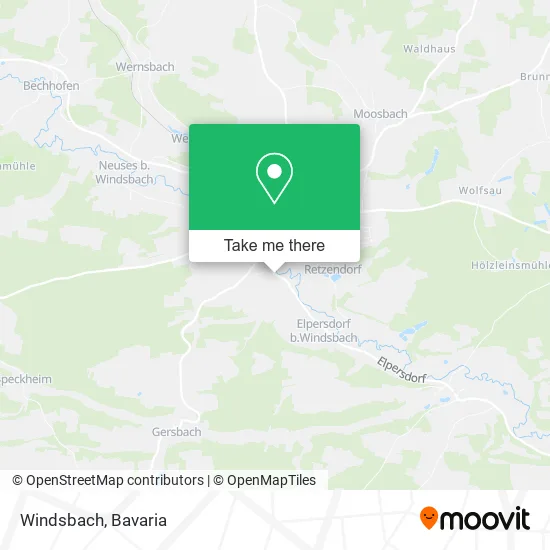 Карта Windsbach